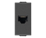 Priza internet RJ45 FTP CAT6 1M Vimar Neve carbon matt 09339.14.CM