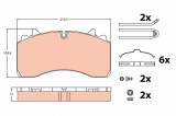 TRW GDB5094 set placute frana,frana disc
