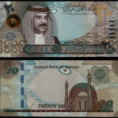 BAHRAIN █ bancnota █ 20 Dinars █ L. 2006 (2023) █ P-34 (2) █ UNC █ necirculata