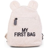 Cumpara ieftin Childhome My First Bag Teddy Off White rucsac pentru copii 20x8x24 cm