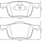 Placute frana fata Ford C-Max (Dm2), 02.2007-09.2010, marca SRLine S70-0095