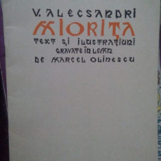 V. Alecsandri - Miorita. Text si ilustratiuni gravate in lemn (1984)