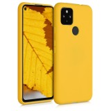 Husa pentru Google Pixel 4a 5G, Silicon, Galben, 51727.143