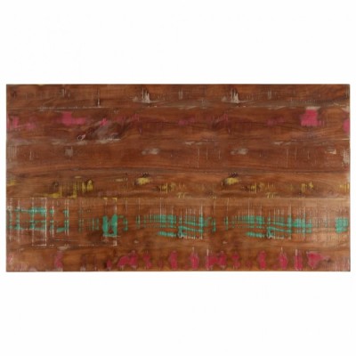 Gossi blat de masa, 100x50x3,8cm, dreptunghiular, lemn masiv reciclat foto