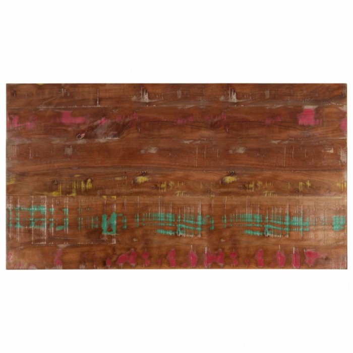 Gossi blat de masa, 100x50x3,8cm, dreptunghiular, lemn masiv reciclat