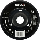 Disc circular depresat raspel pentru lemn convex 125x22.2 mm tip 2 YATO
