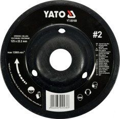 Disc circular depresat raspel pentru lemn convex 125x22.2 mm tip 2 YATO foto