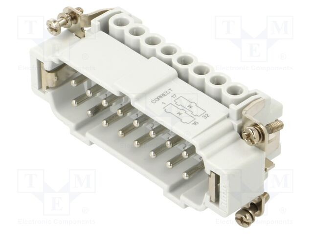 Conector ILME HDC JNE tată 16 pini 16A 600V