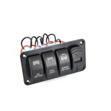 Cumpara ieftin Panou de control cu voltmetru, 3 intrerupatoare si USB