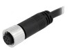 Conector M12 mufă PIN 8 mamă A-DeviceNet / CANopen 1m