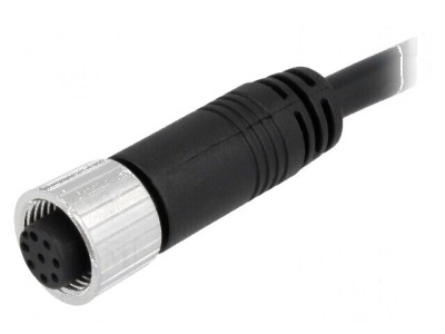 Conector M12 mufă PIN 8 mamă A-DeviceNet / CANopen 1m foto