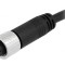 Conector M12 mufă PIN 8 mamă A-DeviceNet / CANopen 1m