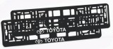 Set 2 suporturi numar inmatriculare personalizat-Toyota