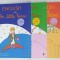 ENGLISH WITH THE LITTLE PRINCE ,texte DESPINA CALAVREZO , ilustratii NATALIA CONRAN , 3 CARTI , EDITIE IN ENGELZA SI ROMANA , 2011
