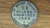 Germania state - Prusia/Prussia -piesa istorica argint- 2 1/2 silber groschen 1869 A = 1/12 thaler - Wilhelm I, Europa
