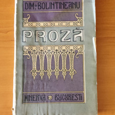 Dimitrie Bolintineanu - Proză (Manoil - Elena) Ed. Minerva - 1915