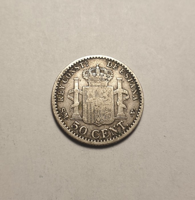 Spania 50 Centimos 1900