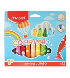 Carioci Color Peps My first Jumbo 12 culori/set, Maped