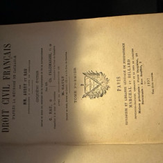 M.M Aubry et Rau Droit Civil Francais, 5eme ed (1897-1922)-12 Vol (set complet)