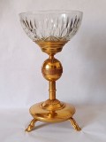 Impresionant si Rar Centru de Masa Aurit, Francez, Victorian, 41,6cm