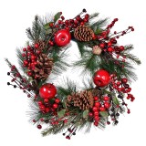 Coronita decorativa Craciun pentru usa, 30 cm, General