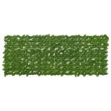 vidaXL Ecran de balcon cu frunze Verde și galben 200 x 75 cm 42040637