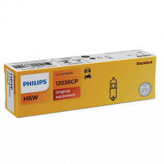 BEC 12V H6W BAX9S SET 10 BUC VISION PHILIPS foto