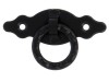 Maner Mobila Vintage Fischer, Negru Mat, 80mm, Otel - Feronerie Decorativa