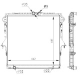 NRF 59261 Radiator, racire motor