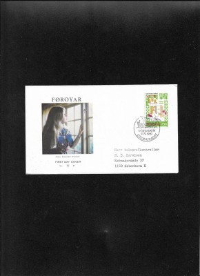 Insulele Feroe FDC 1982 N61 foto