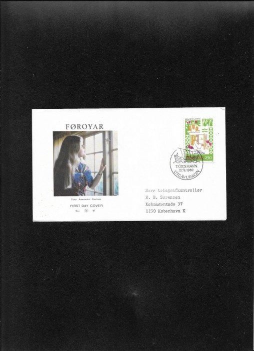 Insulele Feroe FDC 1982 N61