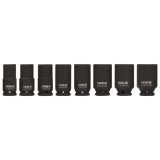 Yato YT-1155 - Set chei tubulare impact 22-41 mm 3/4 inch 8 bucati