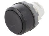Comutator apăsare 22mm negru