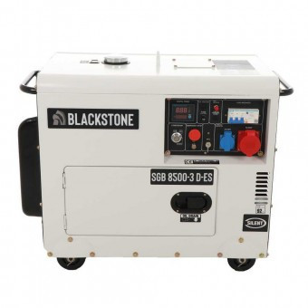 Generator Diesel Super Silent Blackstone SGB 8500-3, putere 6.3 kW, Trifazat, AVR, pornire la cheie foto