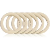 BrushArt Hair Band Elastice pentru par Beige 6 buc