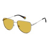 Ochelari de Soare Unisex Polaroid PLD-6196-S-X-6LBF6MU Gri, Lentile 56mm, Protectie UV400