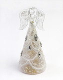 Cumpara ieftin Decoratiune Craciun - Glass Angel with Light | Everbright Gifts