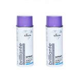 Vopsea Spray Brilliante Mov RAL 4005, 2 x 400ml, Acrilica Universal Metal Lemn Plastic
