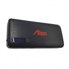 Baterie externa Alien, 15000 mAh, microUSB, 2x USB, Afisaj, Negru foto