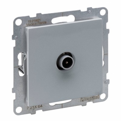 Priza TV de capat tata Legrand Suno aluminiu 721364 foto