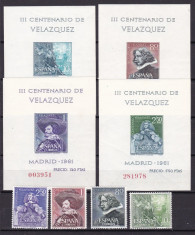 Spania 1961 pictura MI 1238-1238 + bl 15-18 MNH w61 foto