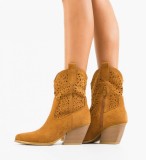 Cumpara ieftin Botine dama Kimberle Camel