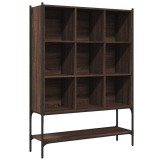 Biblioteca, stejar maro, 102x30x141,5 cm, lemn prelucrat