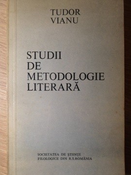 STUDII DE METODOLOGIE LITERARA-TUDOR VIANU-235033 foto
