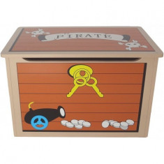 Ladita din lemn pentru depozitare jucarii Brown Treasure Chest foto