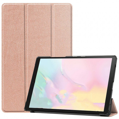 Husa Tableta TPU Tech-Protect SmartCase pentru Samsung Galaxy Tab A7 10.4 (2020), Roz Aurie foto