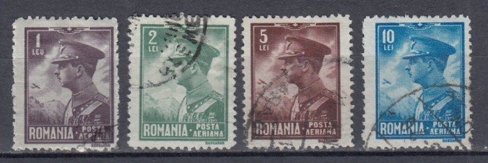 ROMANIA 1930 LP 87 CAROL II P.A. SERIE STAMPILATA