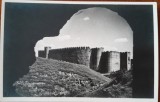 Carte Postala Cetatea Hotin, Interbelica, 14x9cm, Alb-Negru, Neutilizata