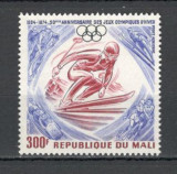 Mali.1974 Posta aeriana-50 ani Olimpiada de iarna DM.104, Nestampilat