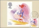 C5605- Anglia 1988 - Sport carte maxima